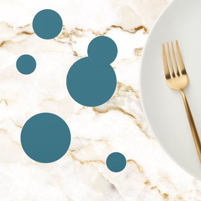 Aquamarin Blue Solid Color Konfetti (Von Creator hochgeladen)