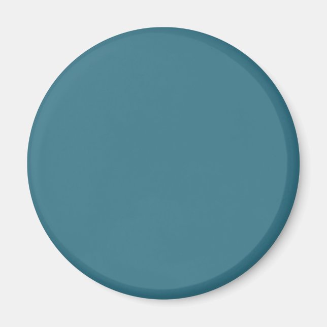Aquamarin Blue Solid Color Magnet (Vorne)