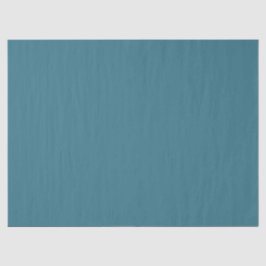 Aquamarin Blue Solid Color Seidenpapier