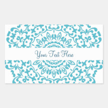 Aquamarin Blue White Elegany Classy Lace Perxonali