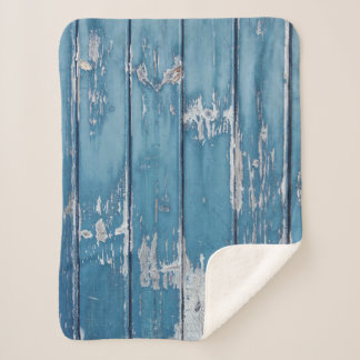 Aquamarin-braune Holzpappe Sherpadecke