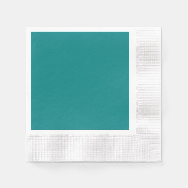Aquamarin Cocktailpapier Napkin Serviette (Vorderseite)