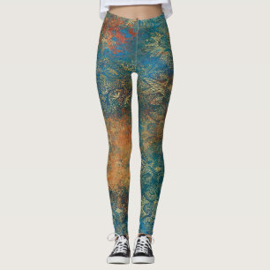 Aquamarin Cooper Patina Leggings