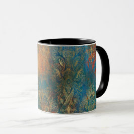 Aquamarin Cooper Patina Tasse