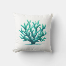 Aquamarin Coral Reef Beach Nautical Coastal Meeres Kissen