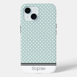 Aquamarin Dots Custom Samsung Case-Mate iPhone Hülle