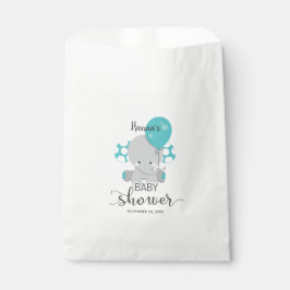 Aquamarin Elephant Gender Neutral Baby Dusche Viel Geschenktütchen