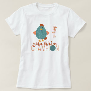 Aquamarin Garnhühner-Champion T-Shirt