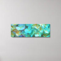 Aquamarin-gelb-rosa Hydrangeas Blume