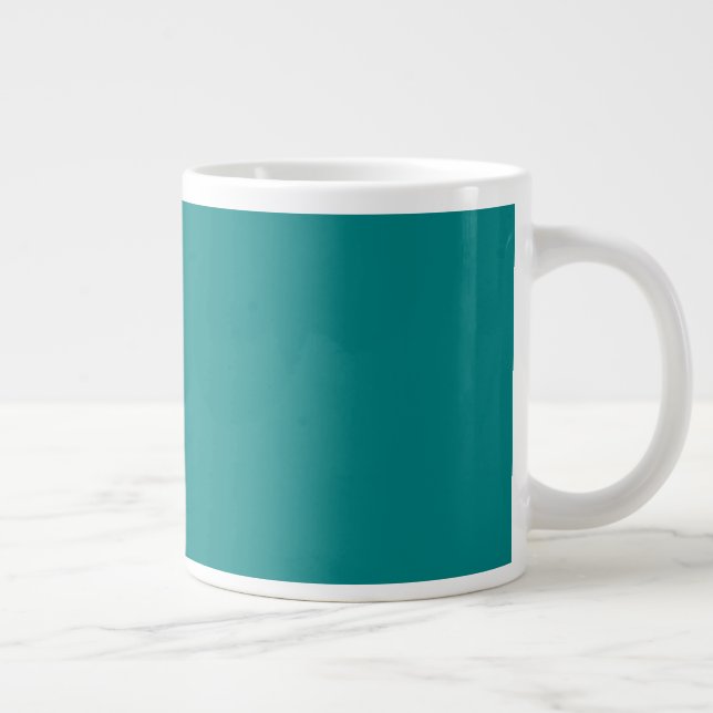 Aquamarin GIANT Coffee Tasse (Rechts)