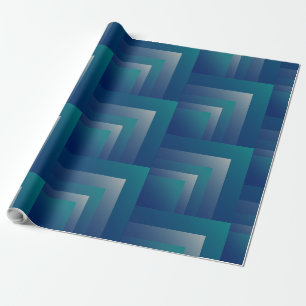 Aquamarin grau geschenkpapier