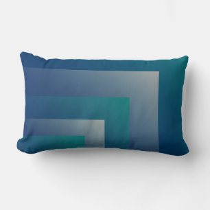 Aquamarin grau lendenkissen