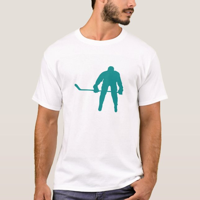 Aquamarin Green Hockey T-Shirt (Vorderseite)