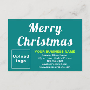 Aquamarin grün; Weihnachten; Unternehmen; kleine F