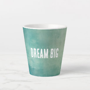 Aquamarin grüne Aqua Textur Milchtasse