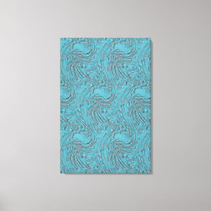 Aquamarin Leinwanddruck