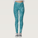 Aquamarin Magische Vintage Sonnenstrahlen Leggings<br><div class="desc">Leggings</div>
