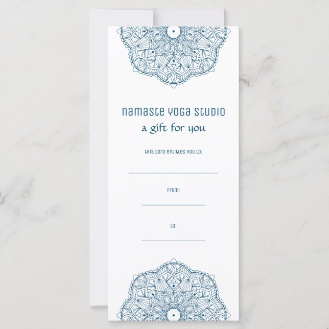 Aquamarin Mandala Yoga Henna Artist Reiki Wellness (Vorderseite)