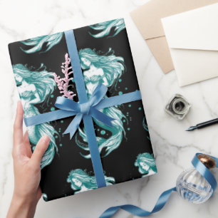 Aquamarin Mermaid Geschenkpapier