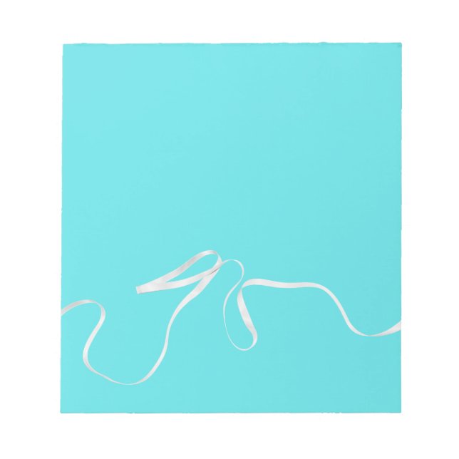 Aquamarin & Multiband Notizblock (Vorderseite)