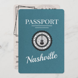 Aquamarin Nashville Passport Save the Date