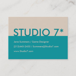 Aquamarin - Natural Series Visitenkarte