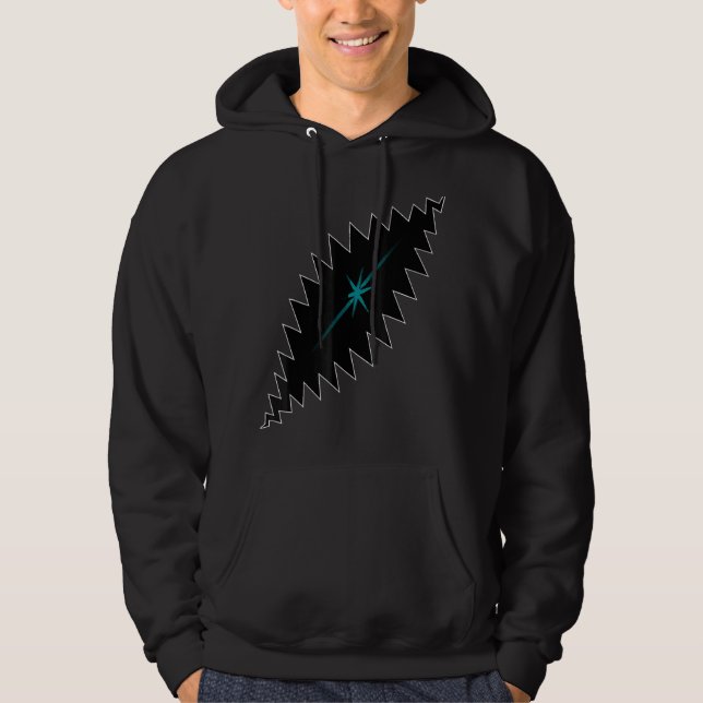 Aquamarin öffnen hoodie (Vorderseite)