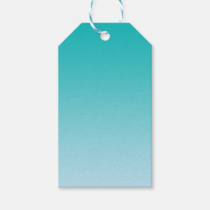 Aquamarin Ombre Geschenkanhänger