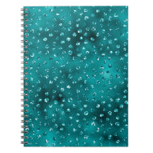 Aquamarin Ombre Glam Glitzer Polka Dots Muster
