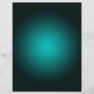 Aquamarin Ombre Green Gradient Modern Minimalistis Flyer