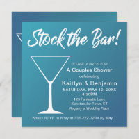 Aquamarin Ombre Stock die Bar Script Couples Dusch