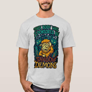 Aquamarin-Orange Horror Cartoon ・ Schattendämme Sc T-Shirt