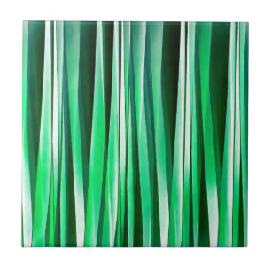 Aquamarin-Ozean-Streifenmuster Fliese