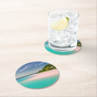 Aquamarin Ozean Tropischer Strand Szene