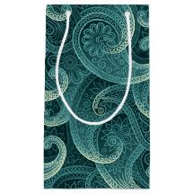 Aquamarin Paisley Timeless Pattern