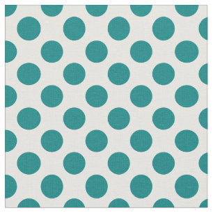 Aquamarin Polka Dot Stoff