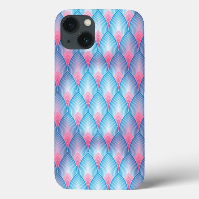 Aquamarin-rosa-Petrischale Case-Mate iPhone Hülle (Rückseite)