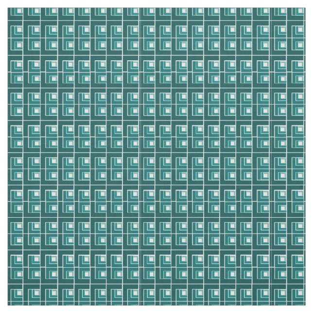 Aquamarin Topsy Turvy Stoff (Muster)
