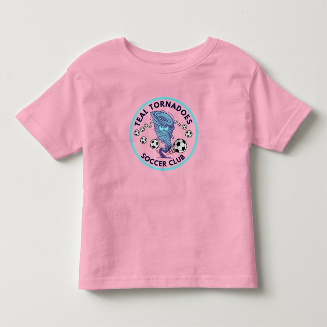 Aquamarin Tornadores Kleinkind T T-shirt (Vorderseite)