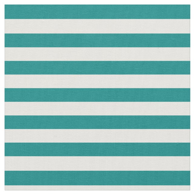 Aquamarin u. Weiß Striped Stoff (Nahaufnahme)