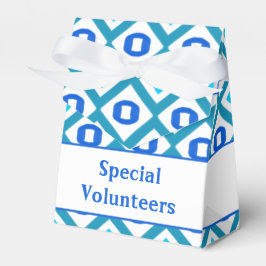 Aquamarin und blau geschenkschachtel