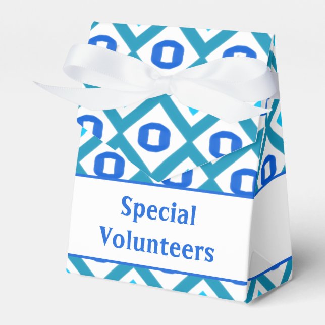 Aquamarin und blau geschenkschachtel (Vorderseite)