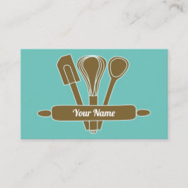 Aquamarin v1 Catering-Backbäcker Visitenkarte