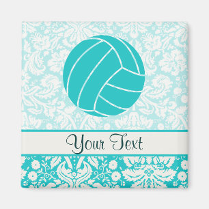 Aquamarin Volleyball Magnet
