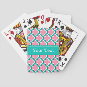 Aquamarin White Marokcan #5DS Name Mon Spielkarten