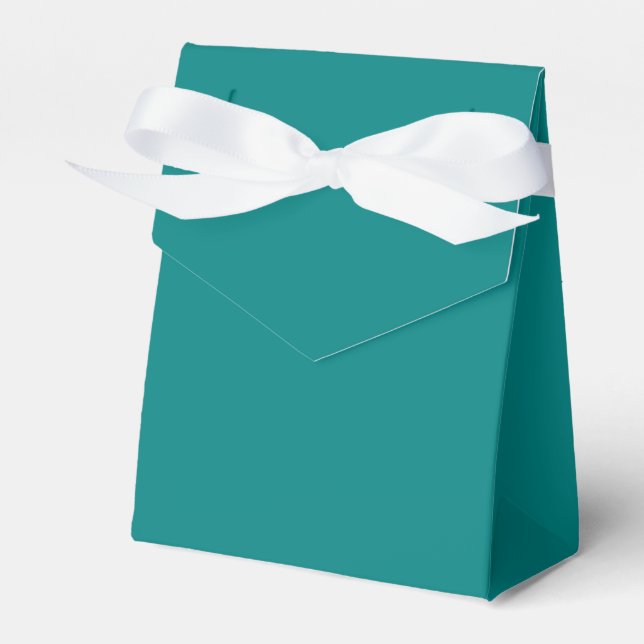 Aquamarin Zelt-Gefälligkeitsbox Geschenkschachtel (Vorderseite)