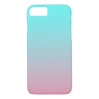 Aquamarin zu rosa, schlichter Hintergrund Case-Mate iPhone Hülle