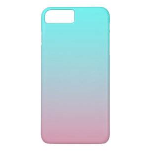 Aquamarin zu rosa, schlichter Hintergrund Case-Mate iPhone Hülle