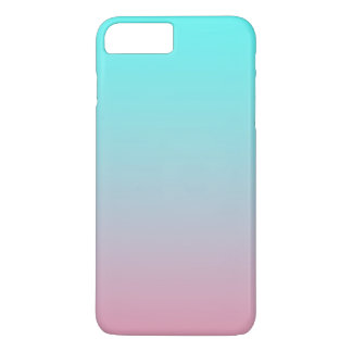 Aquamarin zu rosa, schlichter Hintergrund Case-Mate iPhone Hülle