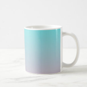 Aquamarin zu rosa, schlichter Hintergrund Tasse